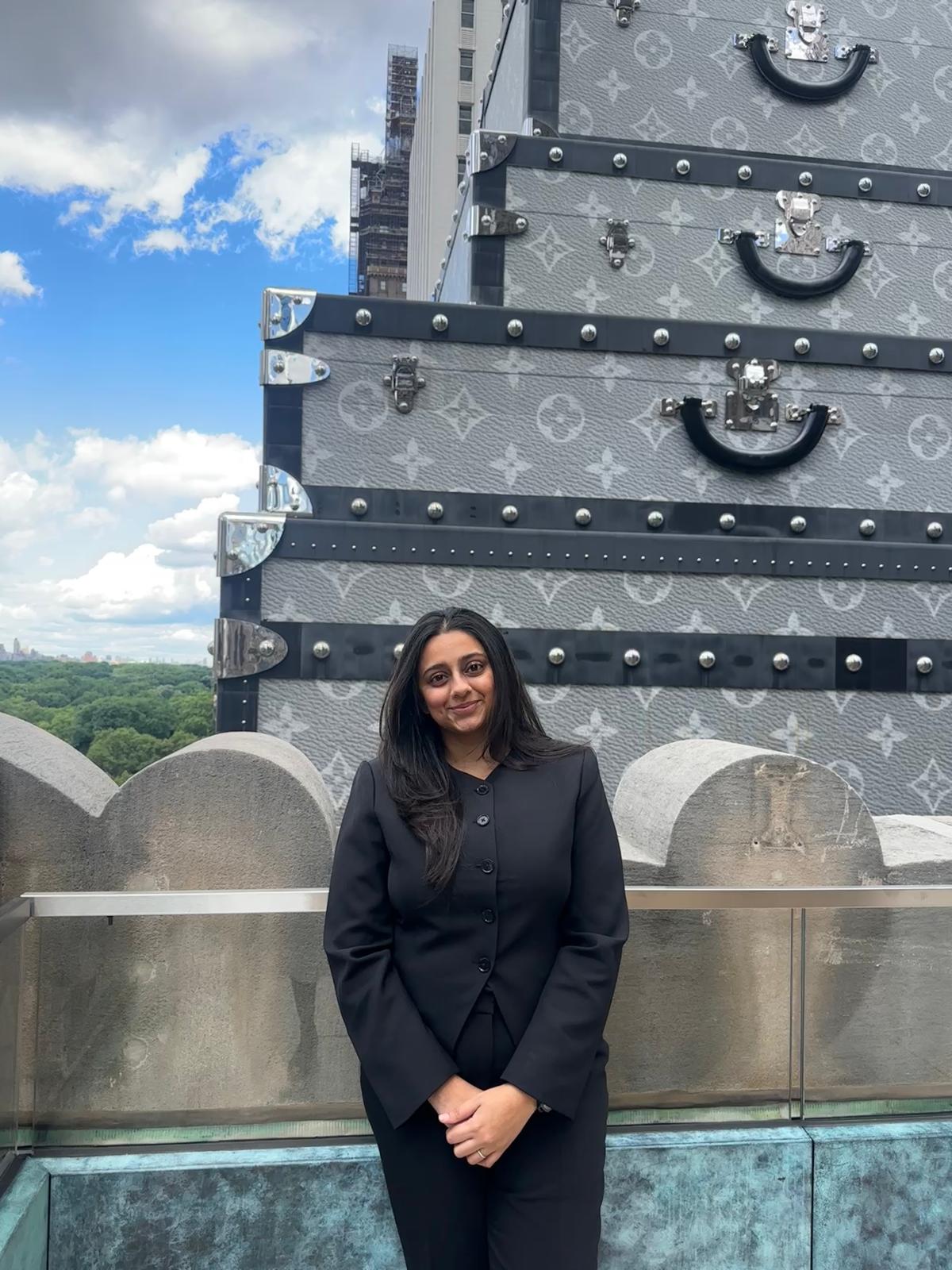 Mahee Thakkar at the Louis Vuitton installation