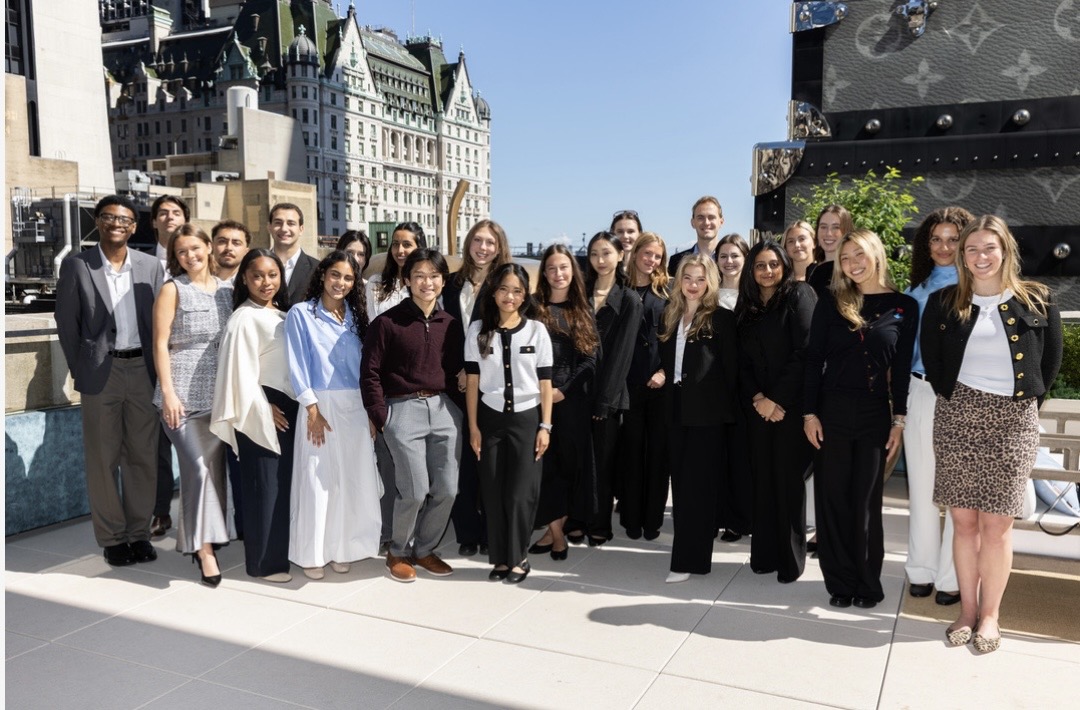 SCAD students together during their Tiffany & Co. visit